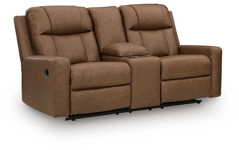 Mackmenville Reclining Loveseat with Console - Furniture Warehouse Direct (Victoria, TX)