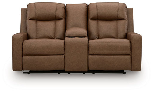 Mackmenville Reclining Loveseat with Console - Furniture Warehouse Direct (Victoria, TX)