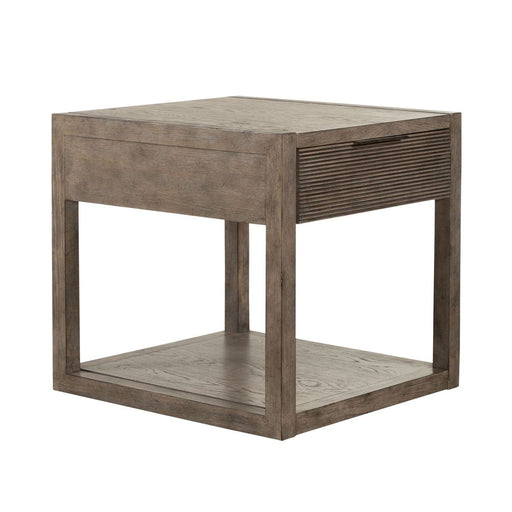 Liberty Furniture Bartlett Field End Table in Dusty Taupe image