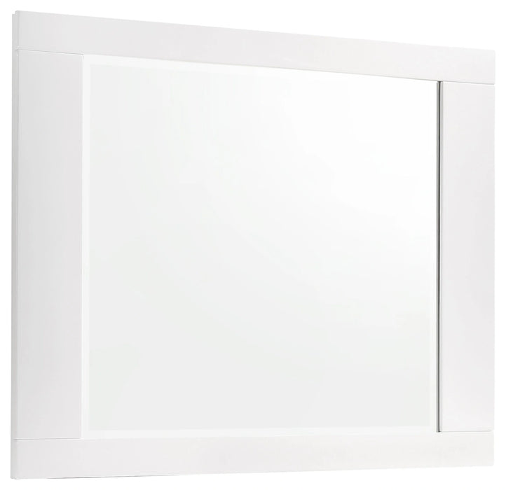 Felicity Rectangle Dresser Mirror Glossy White
