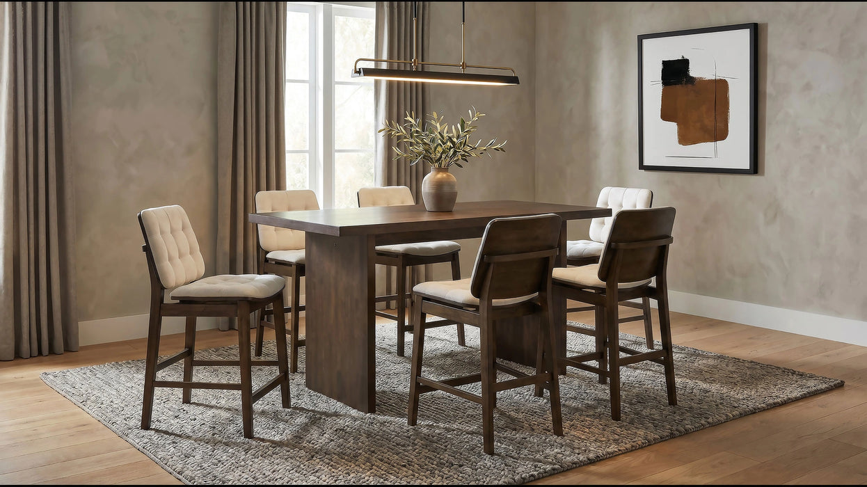 Redbridge Upholstered Dining Counter Chair of 2