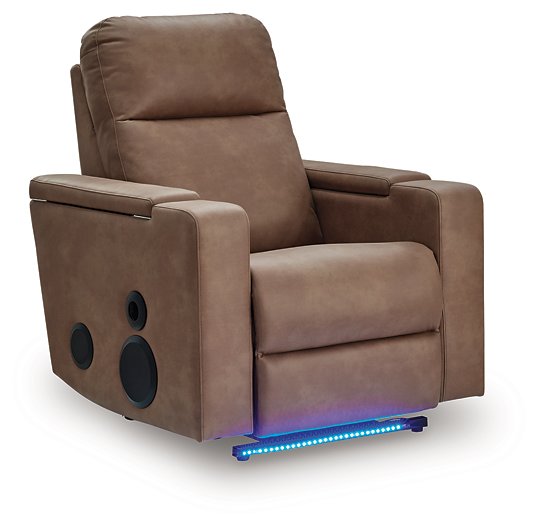 Lorrenton Power Glider Recliner with Audio System - Furniture Warehouse Direct (Victoria, TX)
