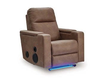 Lorrenton Power Glider Recliner with Audio System - Furniture Warehouse Direct (Victoria, TX)