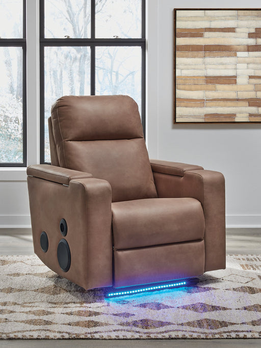 Lorrenton Power Glider Recliner with Audio System - Furniture Warehouse Direct (Victoria, TX)