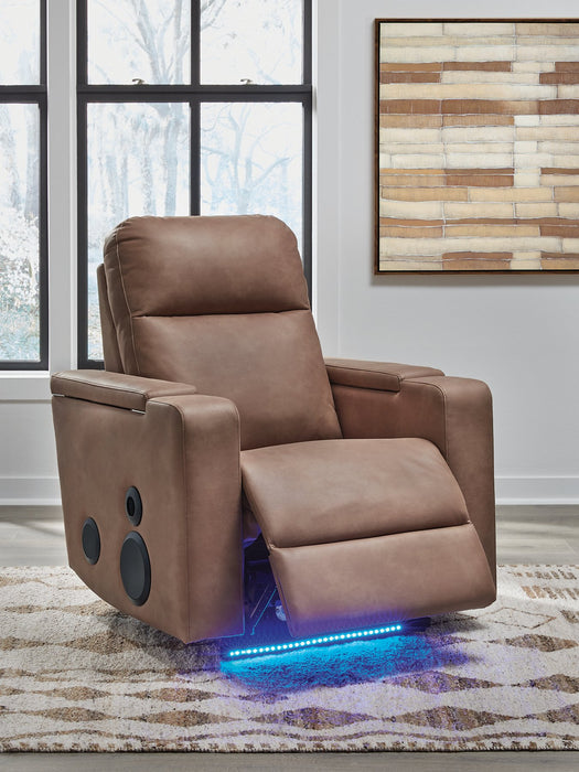 Lorrenton Power Glider Recliner with Audio System - Furniture Warehouse Direct (Victoria, TX)