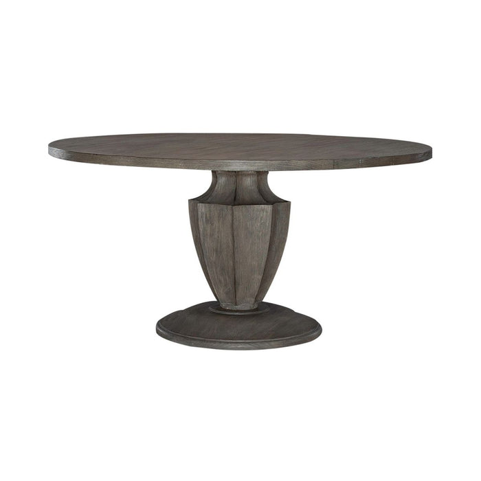 Liberty Furniture Westfield Round Pedestal Table in Havana Brown image
