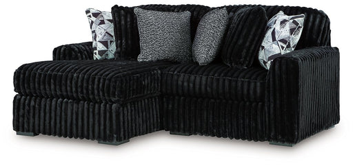 Midnight-Madness Sectional with Chaise - Furniture Warehouse Direct (Victoria, TX)
