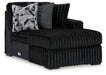 Midnight-Madness Sectional with Chaise - Furniture Warehouse Direct (Victoria, TX)