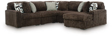 Midnight-Madness Sectional with Chaise - Furniture Warehouse Direct (Victoria, TX)