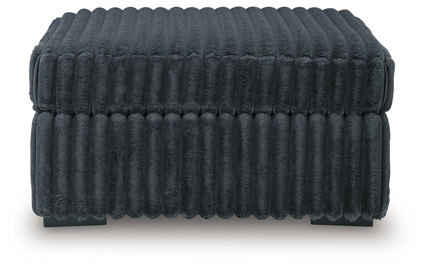 Midnight-Madness Oversized Accent Ottoman - Furniture Warehouse Direct (Victoria, TX)