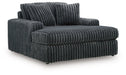 Midnight-Madness Oversized Chaise - Furniture Warehouse Direct (Victoria, TX)