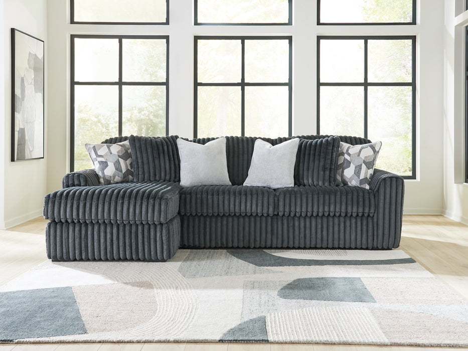 Midnight-Madness Sectional Sofa with Chaise - Furniture Warehouse Direct (Victoria, TX)