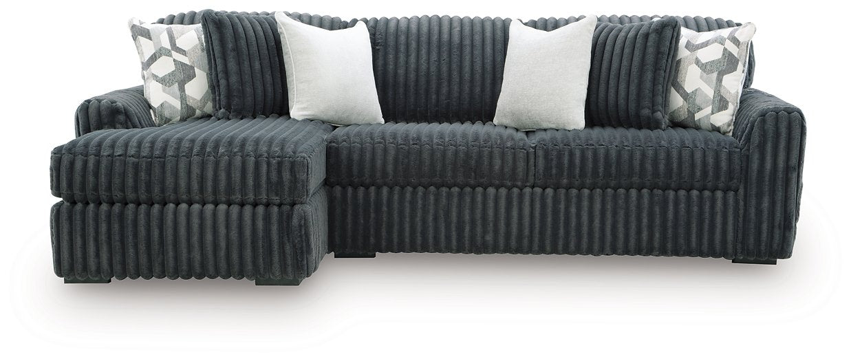 Midnight-Madness Sectional Sofa with Chaise - Furniture Warehouse Direct (Victoria, TX)