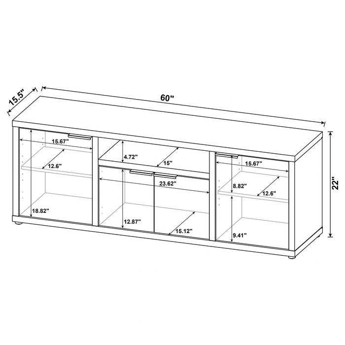 Tabby Entertainment Center (TV Stand and 2 Media Tower)