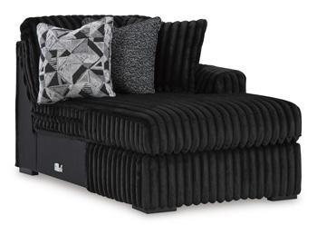 Midnight-Madness Sectional with Chaise - Furniture Warehouse Direct (Victoria, TX)