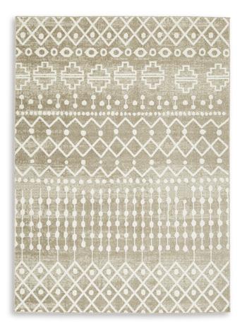 Bunchly 4'11" x 7'2" Washable Rug - Furniture Warehouse Direct (Victoria, TX)