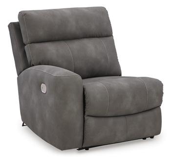 Next-Gen DuraPella Power Reclining Sectional Loveseat - Furniture Warehouse Direct (Victoria, TX)