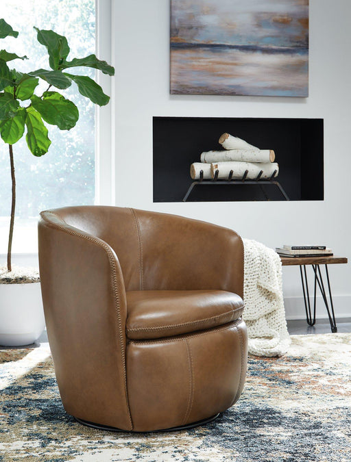 Kierreys Swivel Accent Chair - Furniture Warehouse Direct (Victoria, TX)