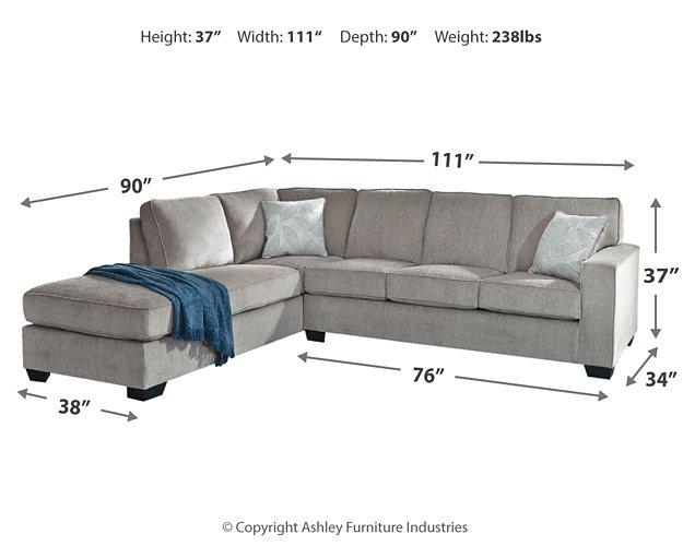 Altari Sectional with Chaise - Furniture Warehouse Direct (Victoria, TX)
