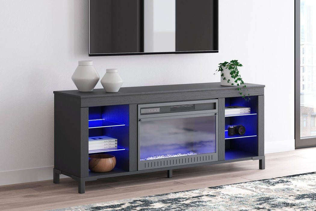 Cayberry 60" TV Stand with Electric Fireplace - Furniture Warehouse Direct (Victoria, TX)