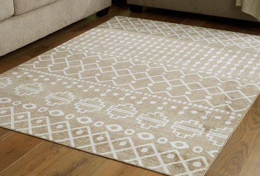 Bunchly 4'11" x 7'2" Washable Rug - Furniture Warehouse Direct (Victoria, TX)