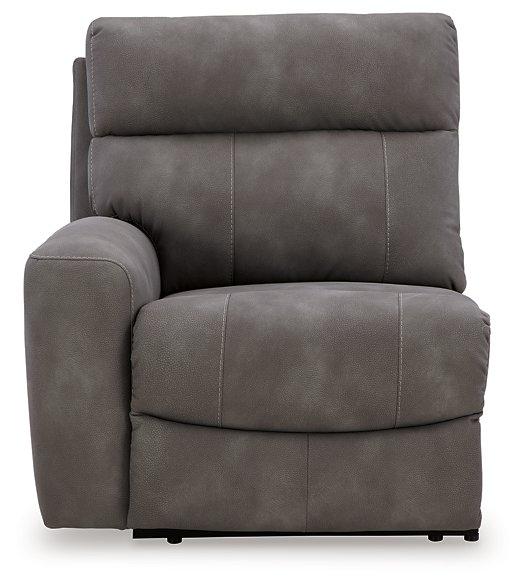 Next-Gen DuraPella Power Reclining Sectional Loveseat with Console - Furniture Warehouse Direct (Victoria, TX)