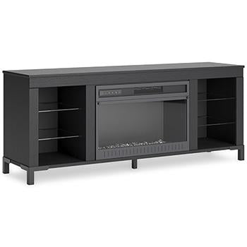 Cayberry 60" TV Stand with Electric Fireplace - Furniture Warehouse Direct (Victoria, TX)