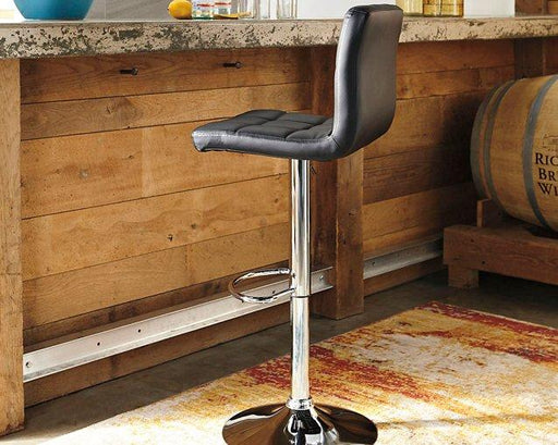 Bellatier Adjustable Height Bar Stool - Furniture Warehouse Direct (Victoria, TX)