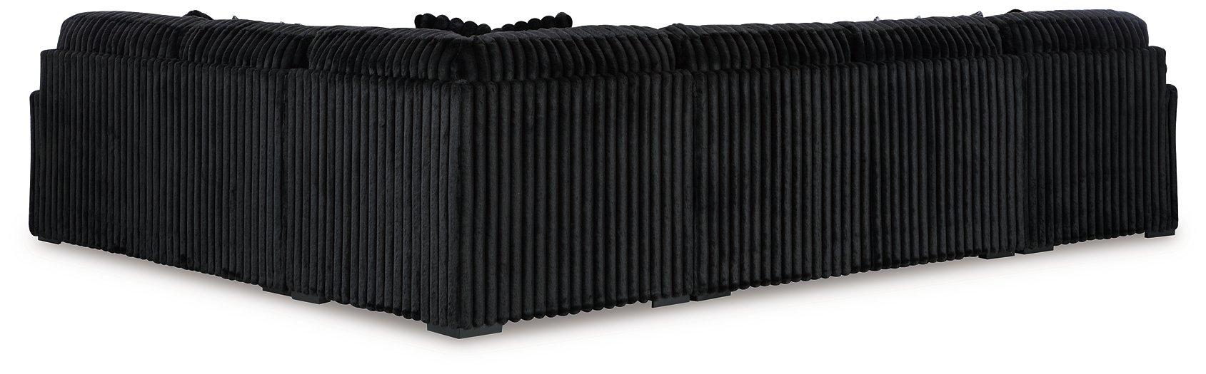 Midnight-Madness Sectional with Chaise - Furniture Warehouse Direct (Victoria, TX)