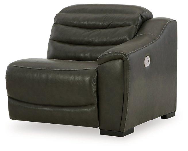 Center Line Power Reclining Sectional Loveseat - Furniture Warehouse Direct (Victoria, TX)