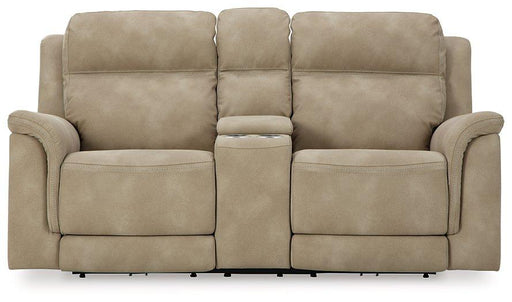 Next-Gen DuraPella Power Reclining Loveseat with Console - Furniture Warehouse Direct (Victoria, TX)