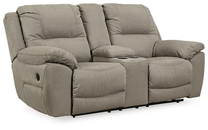 Next-Gen Gaucho Reclining Loveseat with Console - Furniture Warehouse Direct (Victoria, TX)