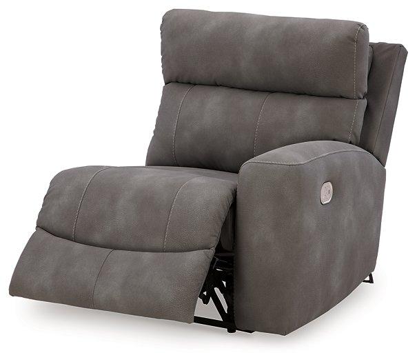 Next-Gen DuraPella Power Reclining Sectional Loveseat - Furniture Warehouse Direct (Victoria, TX)