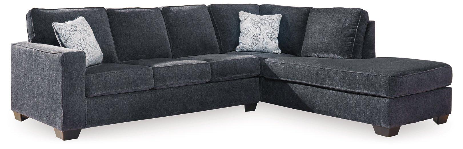Altari Sleeper Sectional with Chaise - Furniture Warehouse Direct (Victoria, TX)