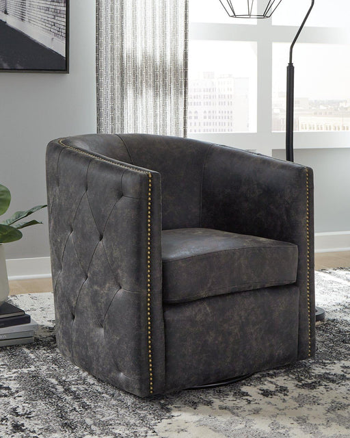 Brentlow Swivel Accent Chair - Furniture Warehouse Direct (Victoria, TX)