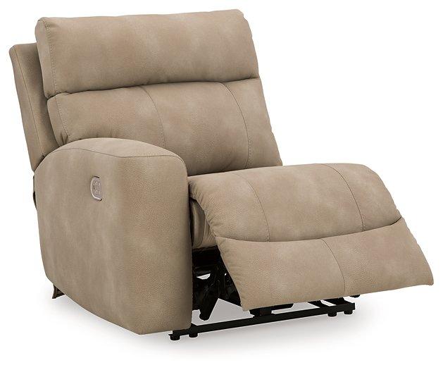 Next-Gen DuraPella Power Reclining Sectional Loveseat with Console - Furniture Warehouse Direct (Victoria, TX)