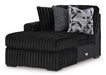 Midnight-Madness Sectional with Chaise - Furniture Warehouse Direct (Victoria, TX)