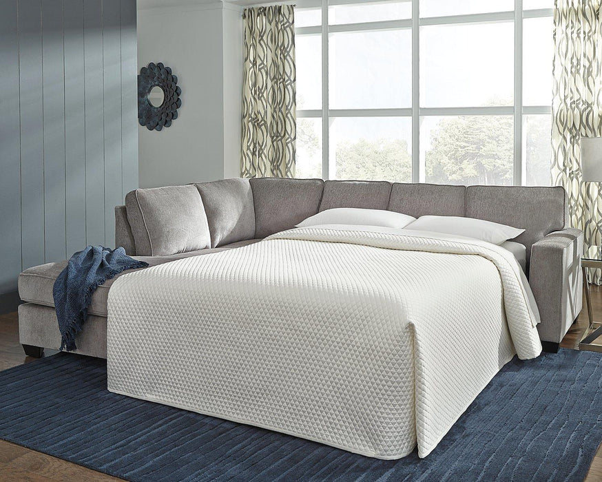 Altari Sleeper Sectional with Chaise - Furniture Warehouse Direct (Victoria, TX)