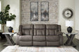 First Base Reclining Sofa - Furniture Warehouse Direct (Victoria, TX)