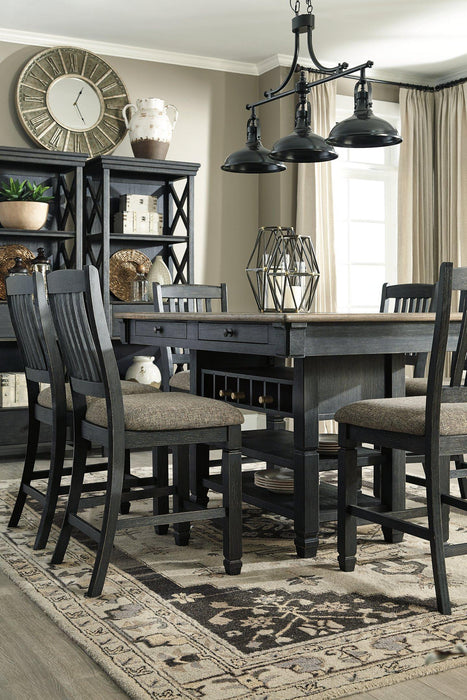 Tyler Creek Counter Height Dining Set - Furniture Warehouse Direct (Victoria, TX)