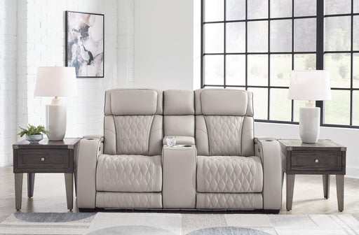 Boyington Power Reclining Loveseat with Console - Furniture Warehouse Direct (Victoria, TX)