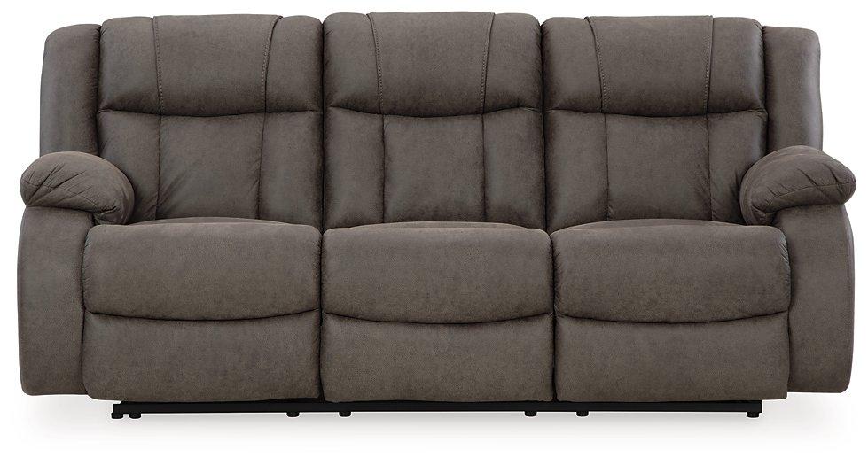 First Base Reclining Sofa - Furniture Warehouse Direct (Victoria, TX)