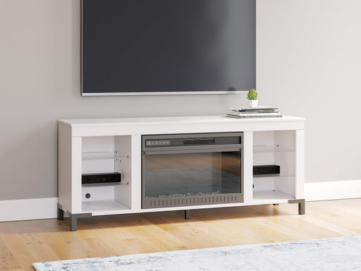 Brollevi 60" TV Stand with Electric Fireplace - Furniture Warehouse Direct (Victoria, TX)