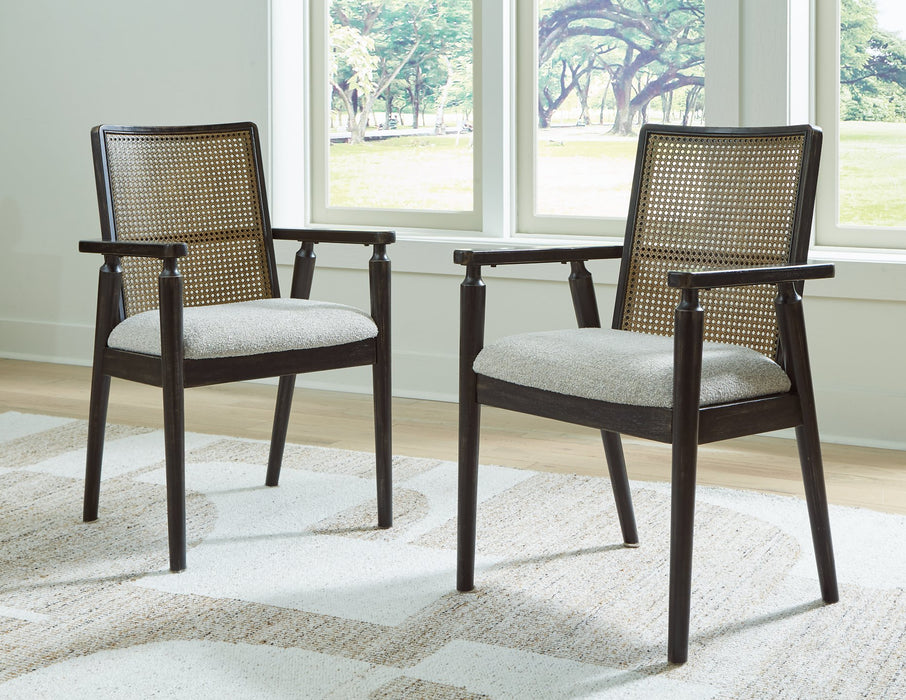 Galliden Dining Arm Chair - Furniture Warehouse Direct (Victoria, TX)