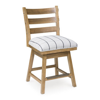 Gramburg Counter Height Swivel Barstool - Furniture Warehouse Direct (Victoria, TX)