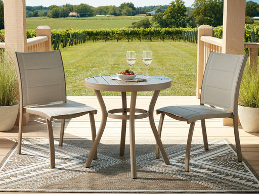 Mission Beach Outdoor Table and 2 Chairs - Furniture Warehouse Direct (Victoria, TX)