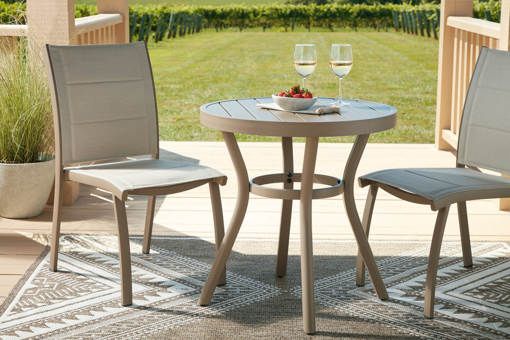 Mission Beach Outdoor Table and 2 Chairs - Furniture Warehouse Direct (Victoria, TX)