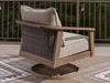 Harmony Headlands Outdoor Swivel Lounge with Cushion - Furniture Warehouse Direct (Victoria, TX)
