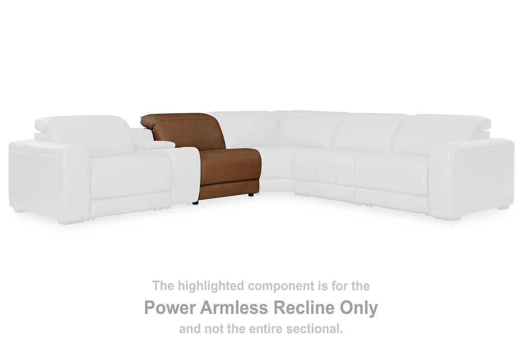 Magic Man 5-Piece Power Reclining Sectional - Furniture Warehouse Direct (Victoria, TX)