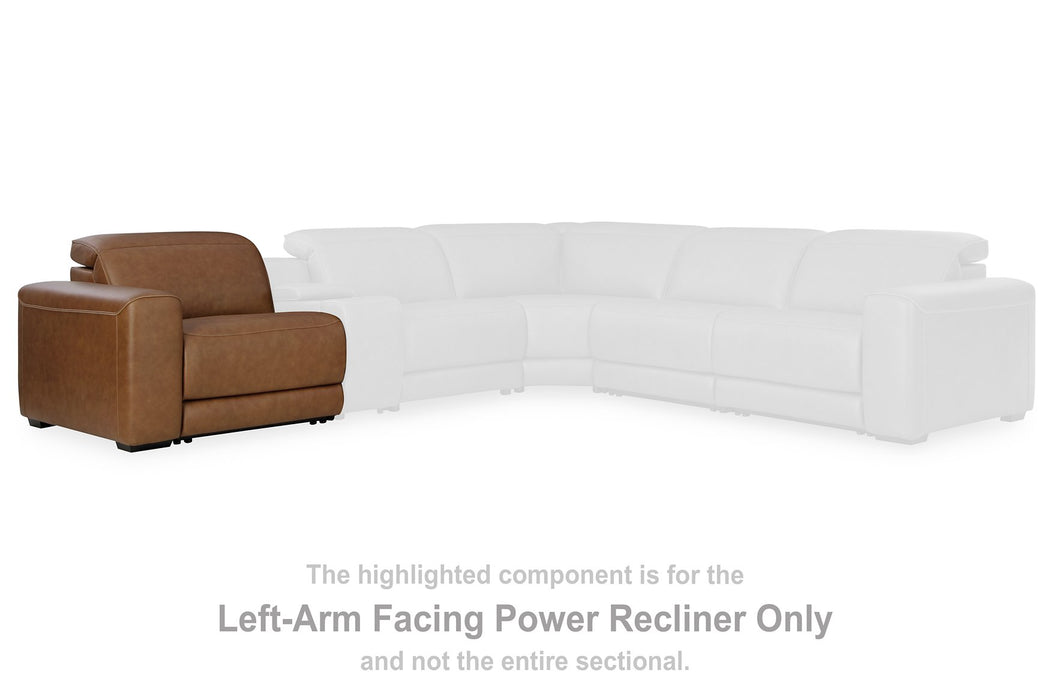Magic Man 5-Piece Power Reclining Sectional - Furniture Warehouse Direct (Victoria, TX)